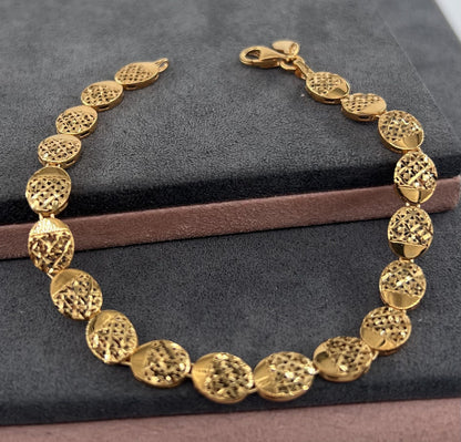 Zirkon Gold Renk Bileklik